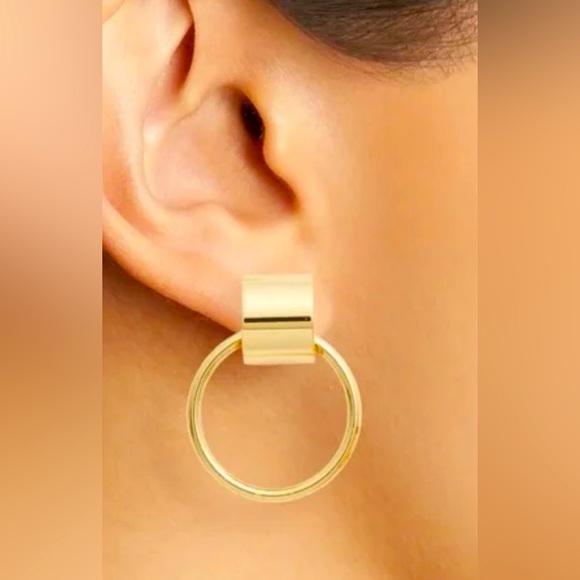 Jenny Bird Faye Hoop Earrings New